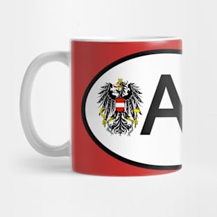 Austria car country code Mug